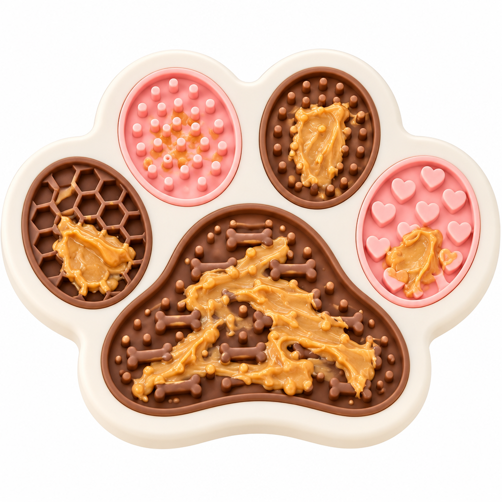 Merovellis™ Paw-Shaped Lick Mat