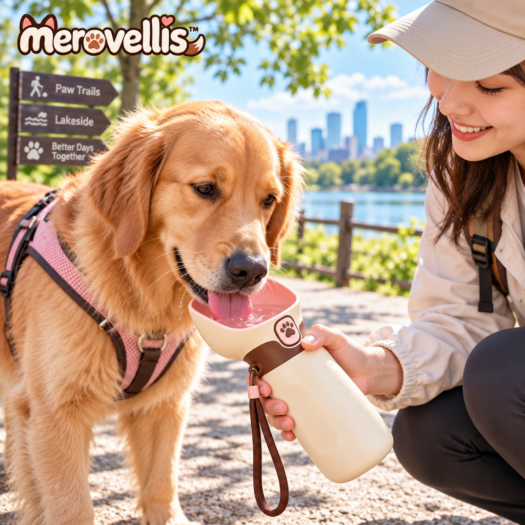 Merovellis™ Portable Pet Water Bottle