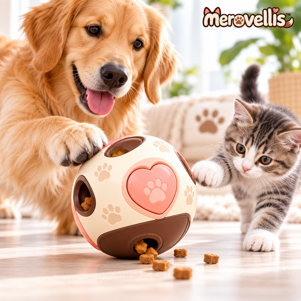 Merovellis™ Interactive Treat Puzzle Ball